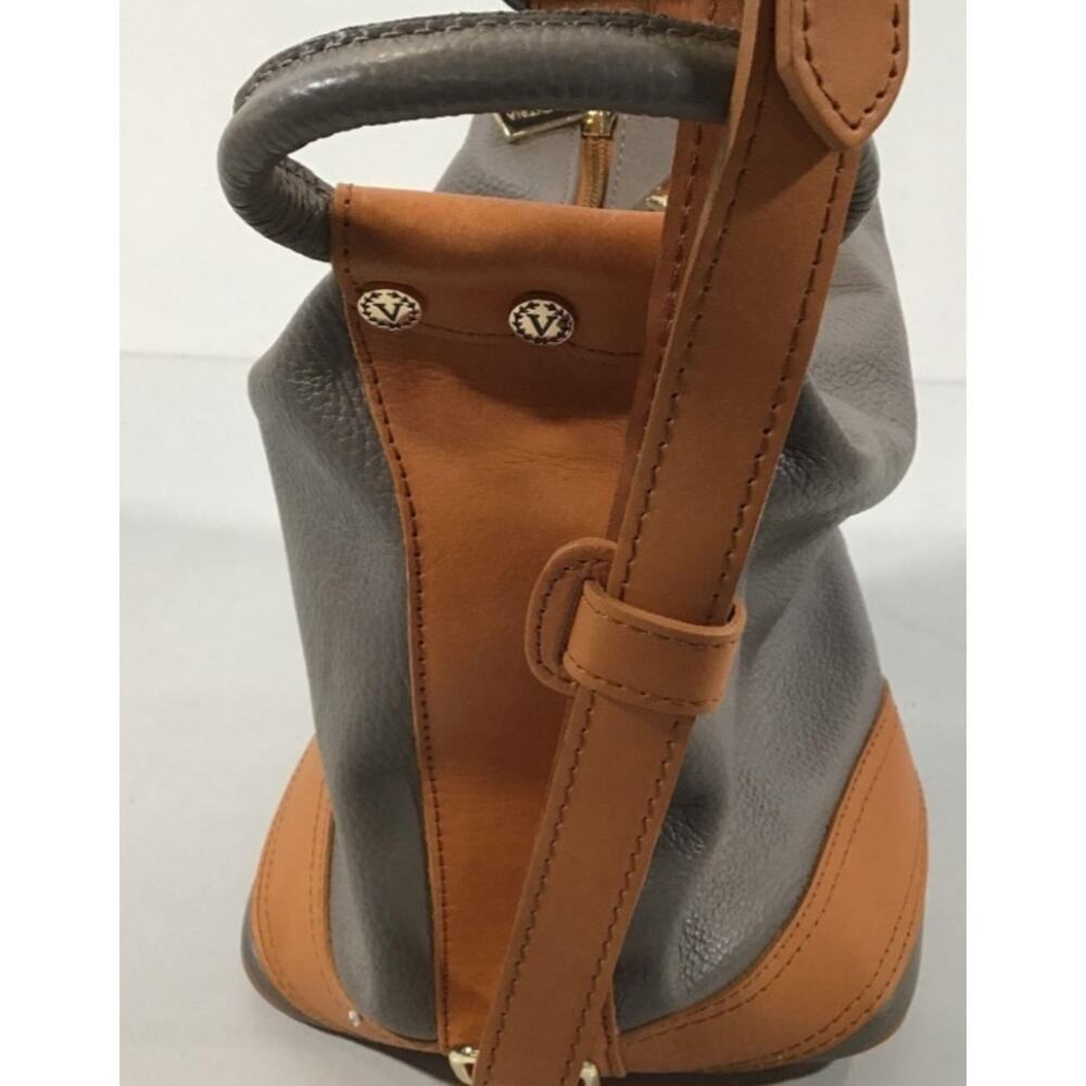 VALENTINA EUC VIOLA CASTELLANI LEATHER CONVERTIBLE BACKPACK SHOULDER BAG - Picture 6 of 9